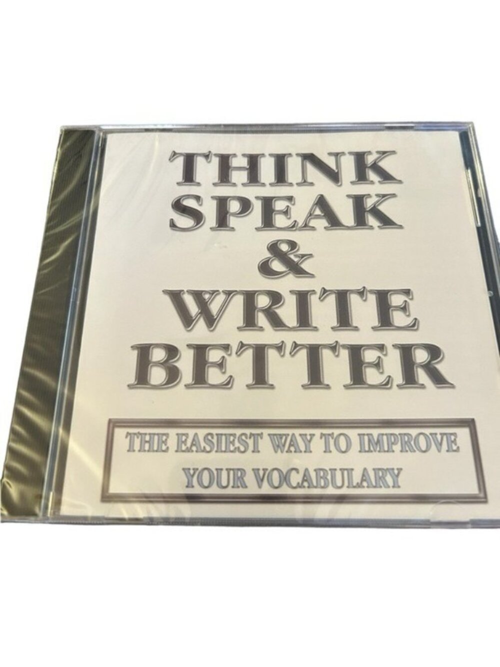 New, Sealed, "Think, Speak and Write better" CD for pc, English, SAT study